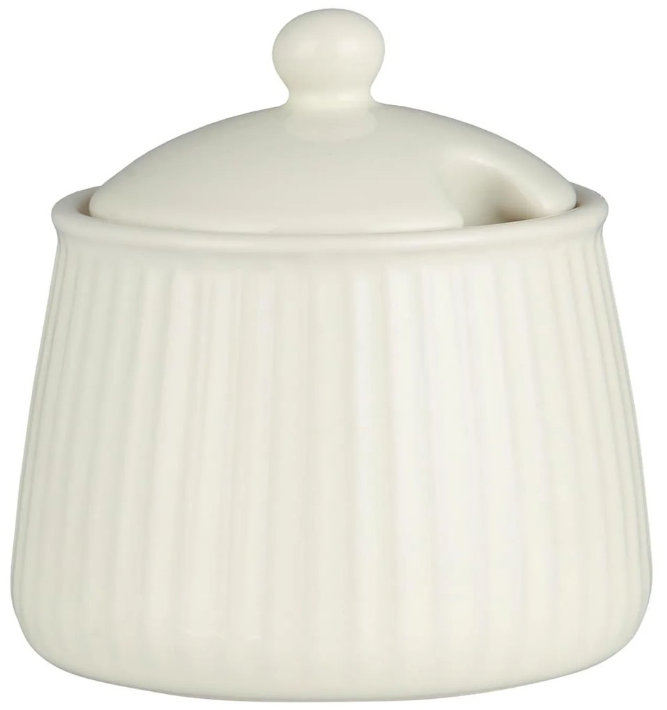 Ceramiczna cukiernica MYNTE BUTTER CREAM kremowa