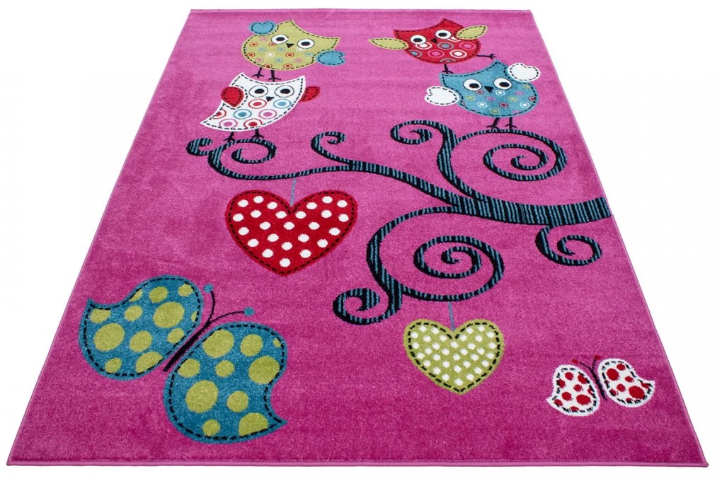 Dywan dziecięcy KIDS Sówki Lilia 80 cm x 150 cm