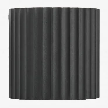 Barein Aluminiowy Kinkiet Led Czarna - Sklum