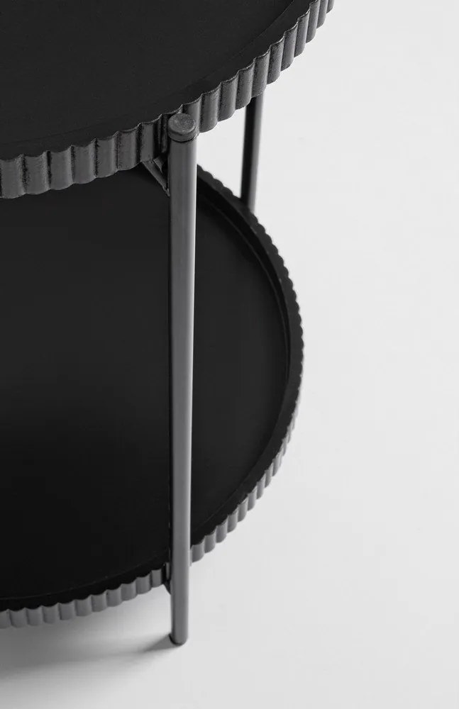 Metalowy okrągły stolik ø 42 cm Herdys – Yes Everyday