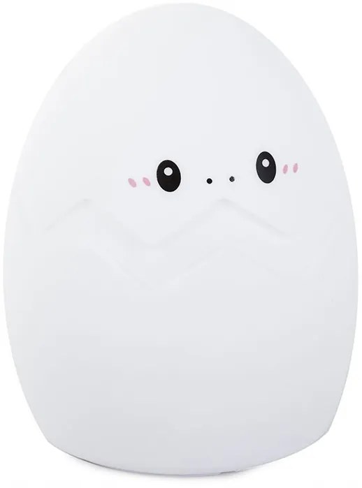 LED dziecięca lampka nocna GEPI 12,5 cm, biała