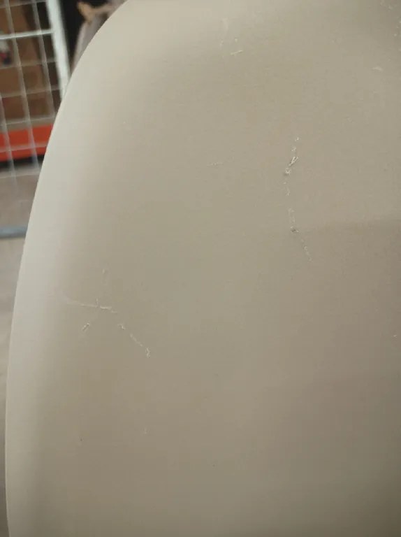 PROMOCJA Krzesło jadalniane OSAKA z plastiku, beżowe II jakość