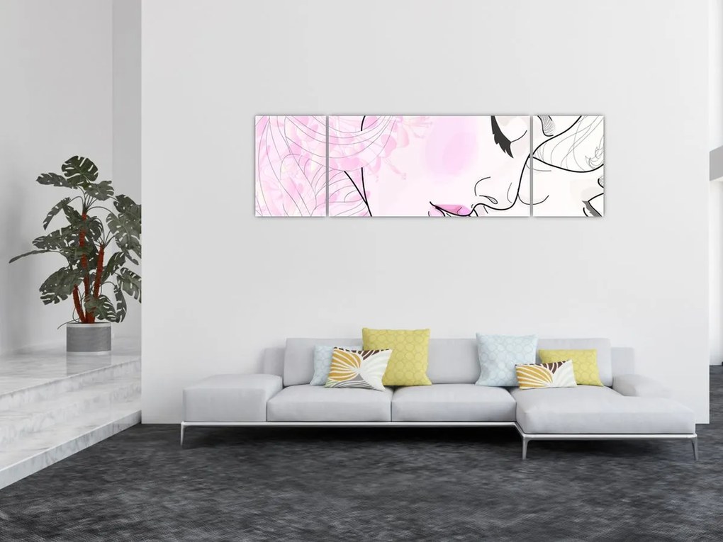 Obraz - Pocałunek (170x50 cm)