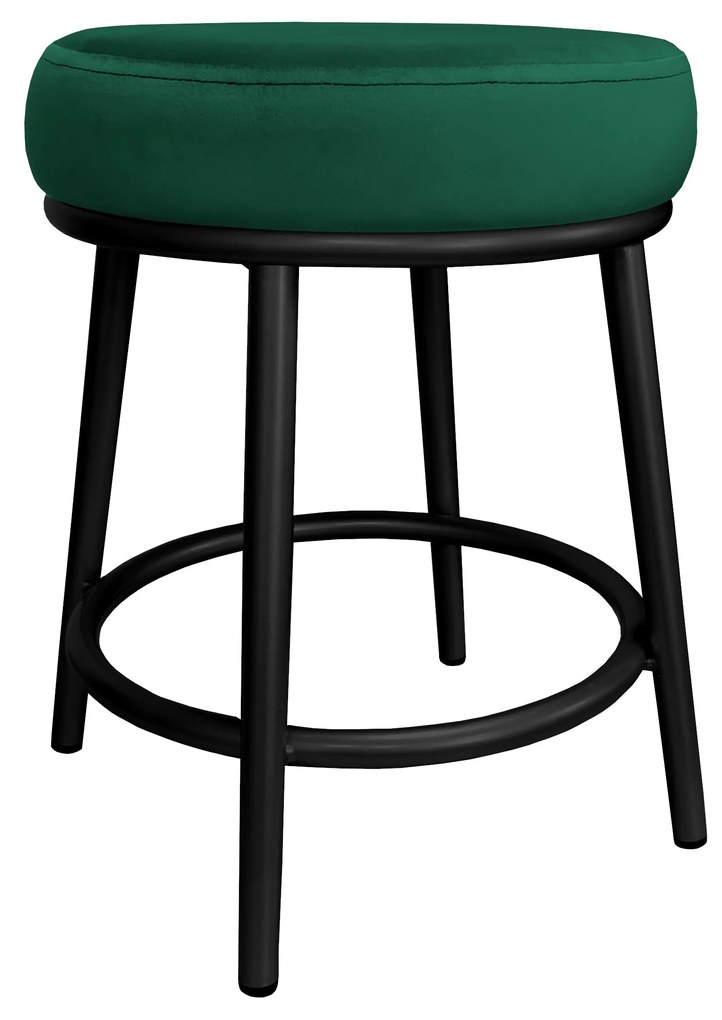 Taboret Ben noga metalowa czarna MG25