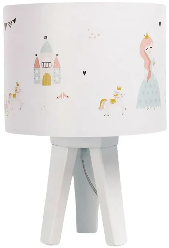 Lampka nocna trójnóg do pokoju dziewczynki - A334-Rectangle