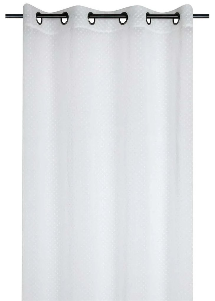 Biała, transparentna firana, 135 x 260 cm