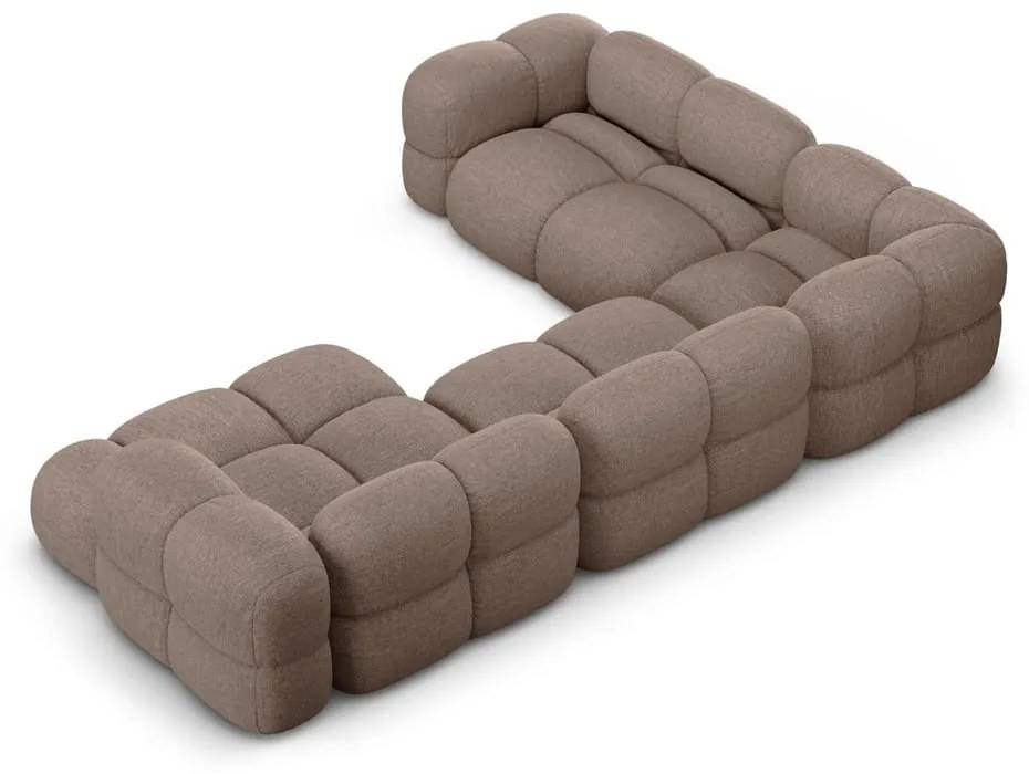 Brązowy narożnik (lewostronny/w kształcie litery U) Loretto – Cosmopolitan Design
