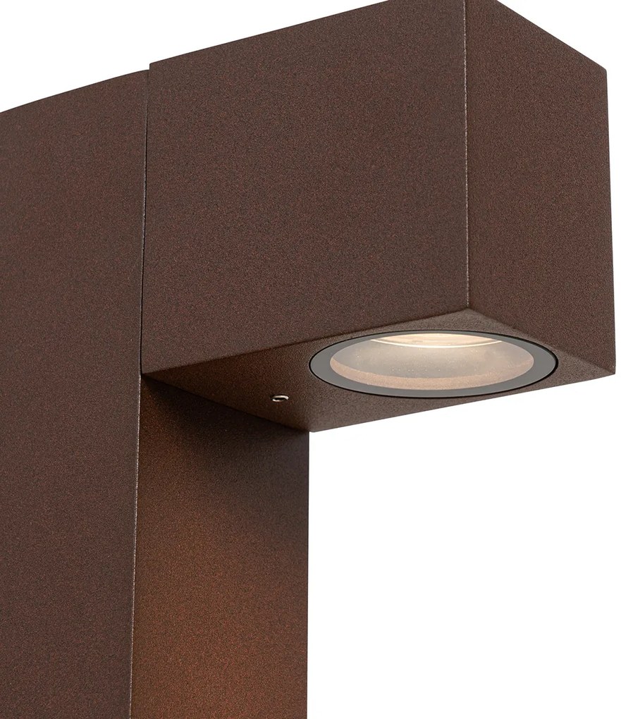 Zewnetrzna Industrialna lampa stojąca zewnętrzna brązowa rdza 65 cm IP44 - BalenoPrzemysłowy Oswietlenie zewnetrzne
