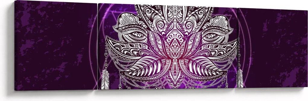 Obraz - Lotos (170x50 cm)