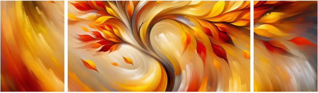 Obraz - Jesienne drzewo (170x50 cm)