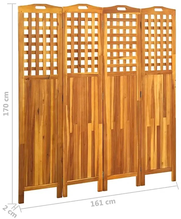 4-panelowy parawan H6-L12