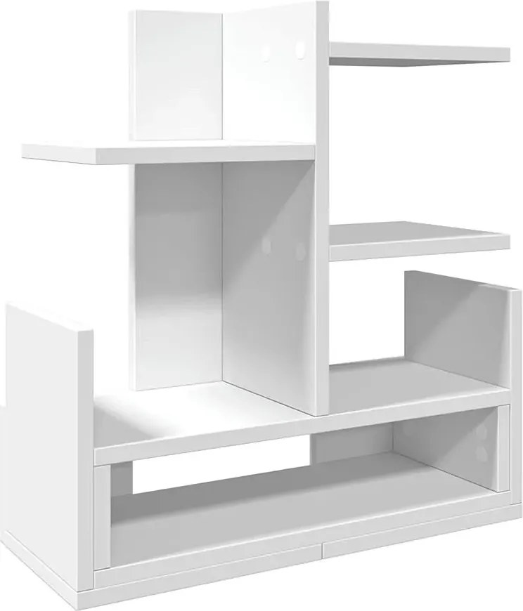 Biały stojący organizer na biurko W6-N75