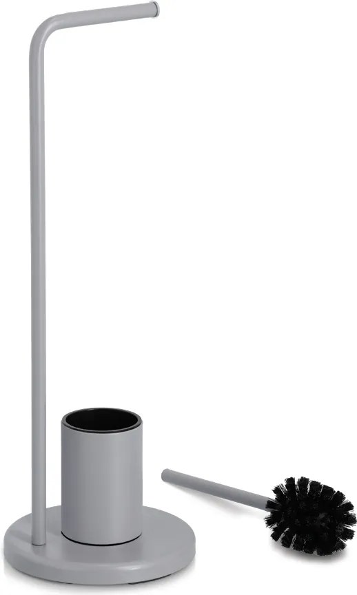 Stojak na papier toaletowy i szczotka do wc VETRO, wys. 63 cm