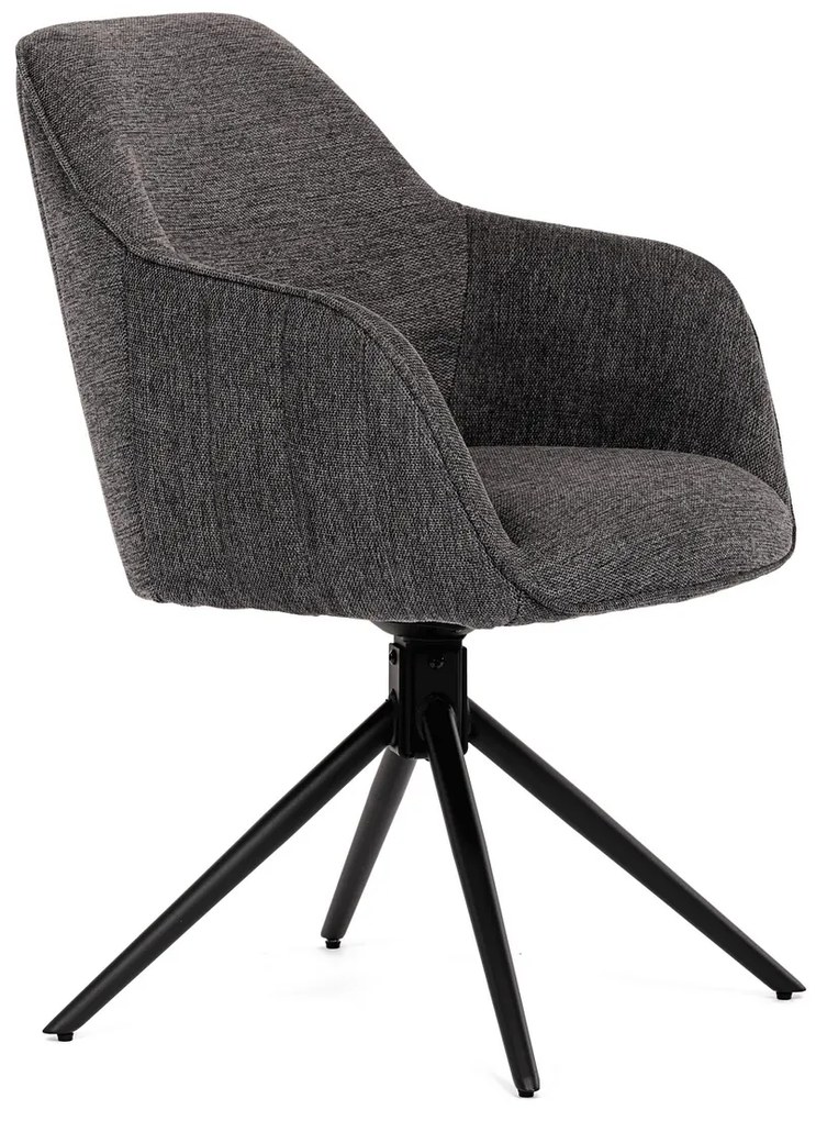Zestaw krzeseł obiadowych z mechanizmem powrotnymHC-536 GREY2, 2 szt.