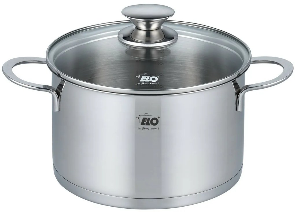 Elo 72550 Garnek ze stali nierdzewnej Galant 20cm, 3,4 l, 3,4 l