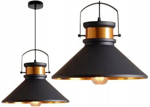 Lampa sufitowa ASTI B Czarna