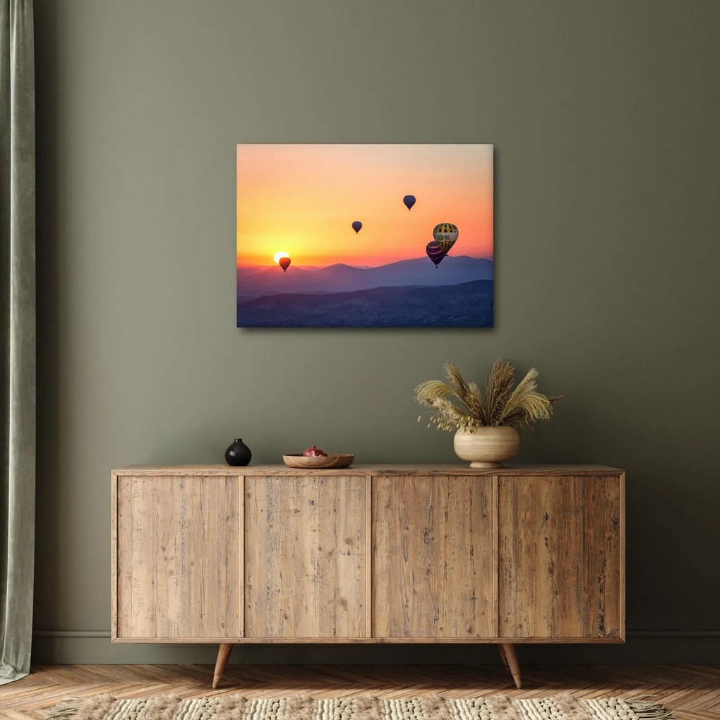 Obraz balonów na ogrzane powietrze (70x50 cm)