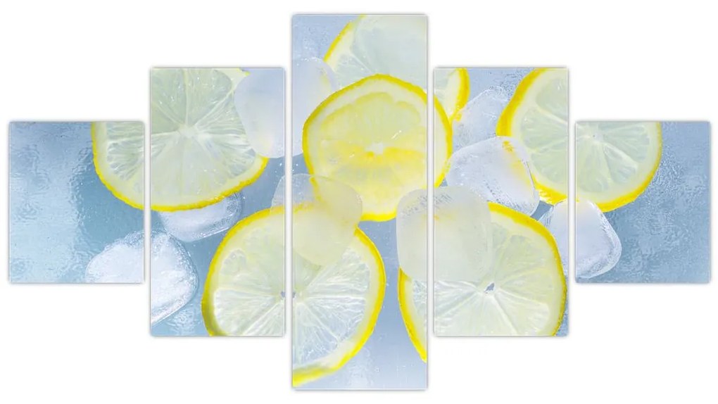 Obraz cytryn w lodzie (125x70 cm)