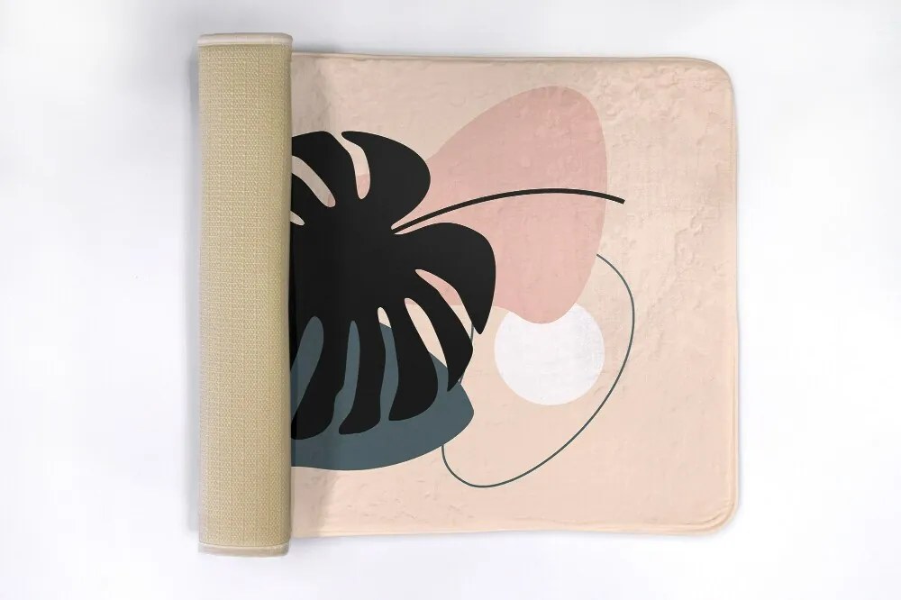 Dywanik łazienkowy Dywanik łazienkowy Liść Monstera