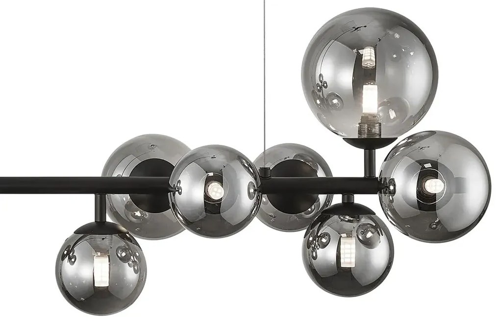 Nowoczesna wisząca lampa ze szklanymi kloszami L0-N28