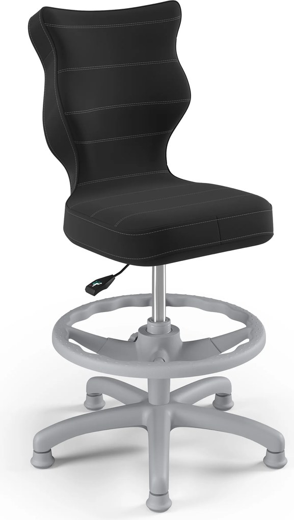 Krzesło dziecięce Petit szary Velvet 17 rozmiar 4 (133-159 cm) WK+P