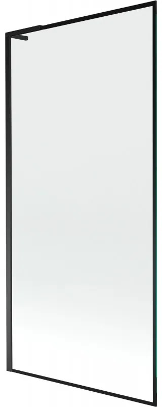 Mexen Next L parawan nawannowy 1-skrzydłowy 90 x 150 cm, czarny wzór, czarny - 895-090-000-03-70-70