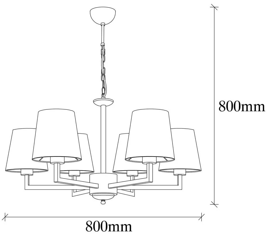 Czarna metalowa lampa wisząca z białymi kloszami Opviq lights Christina