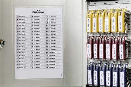 Aluminiowa skrzynka na klucze KEY BOX, na 36 kluczy