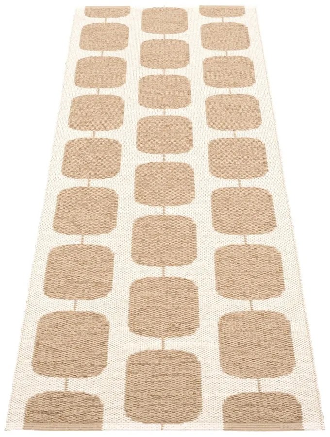 Beżowo-kremowy chodnik odpowiedni na zewnątrz 70x200 cm Sten Light Nougat – Pappelina