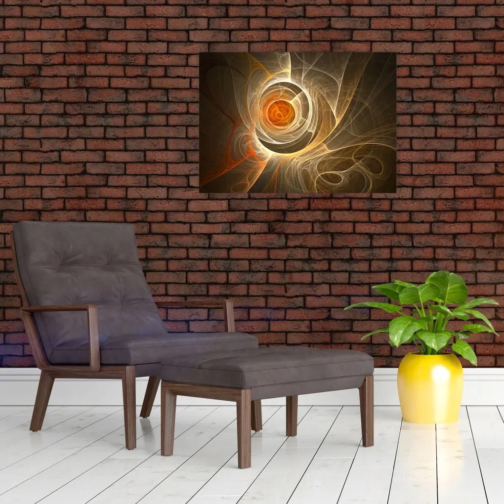 Obraz na szkle - abstrakcja (70x50 cm)