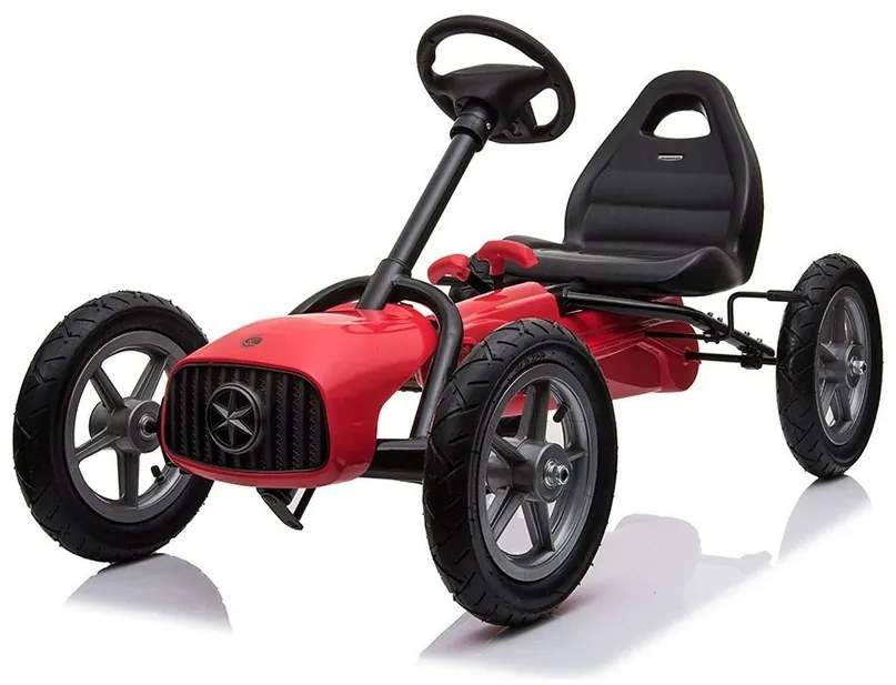 Baby Mix Dziecięcy gokart na pedały Go-kart Buggy, czerwony