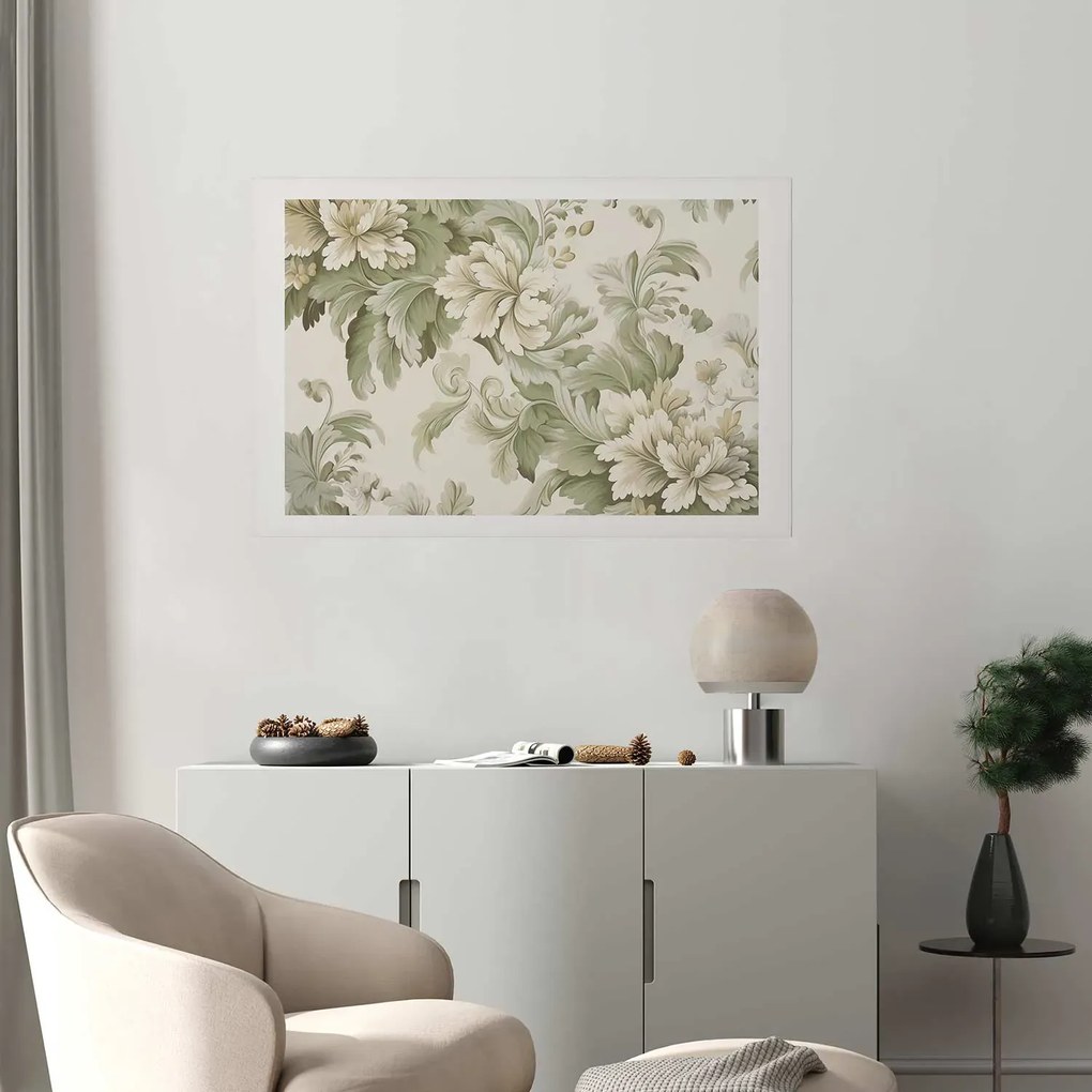 Plakat Vintage kwiaty 42x29,7 cm bez ramy z marginesem ARTGEIST B