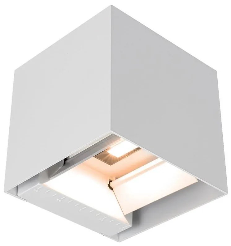 Solarny kinkiet ścienny LED z czujnikiem — 9W, 5V, IP65, 2600 mAh, biały