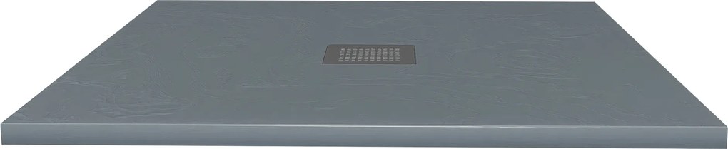 Brodzik z konglomeratu kwadratowy szary 80 x 80 DIAMO Light Grey