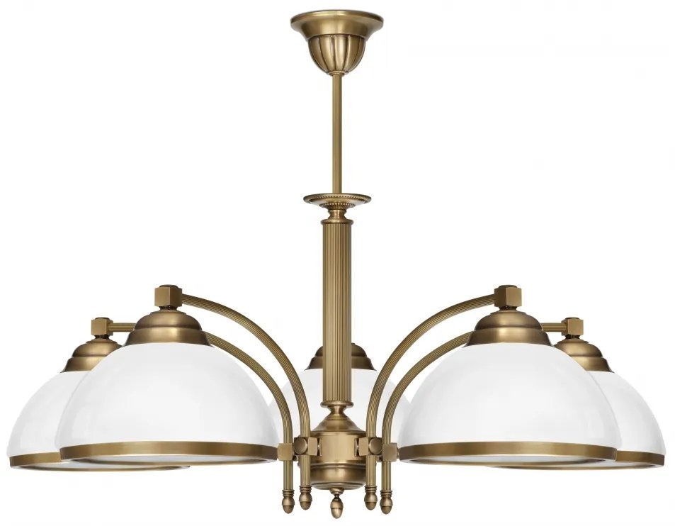 Żyrandol mosiężny do sypialni R-S5