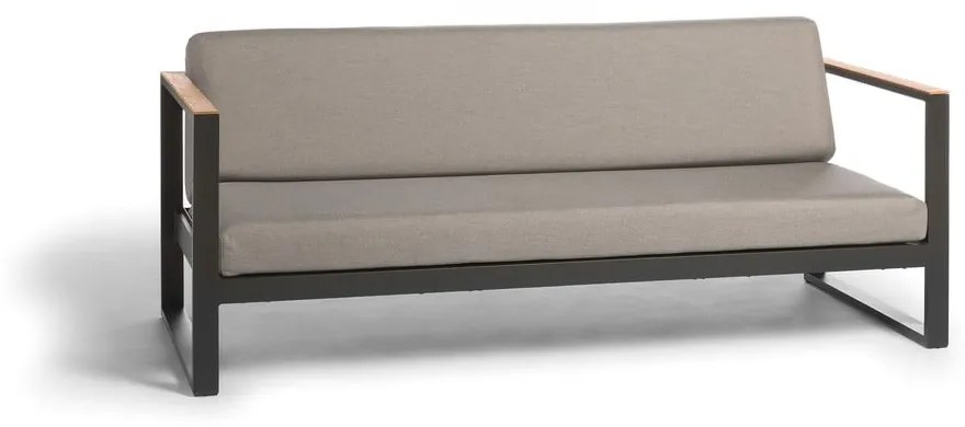 Szara sofa ogrodowa Landsape Teak – Diphano