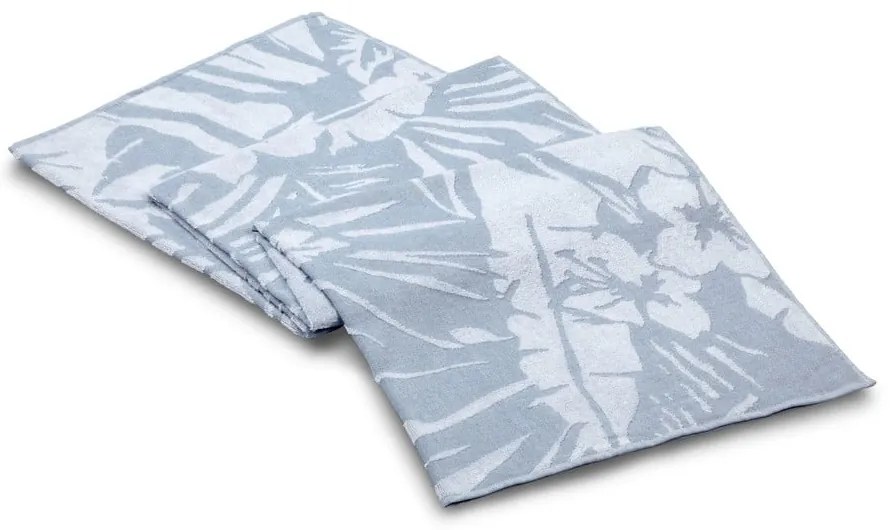 Niebieski ręcznik plażowy 180x100 cm Botanic – Foutastic