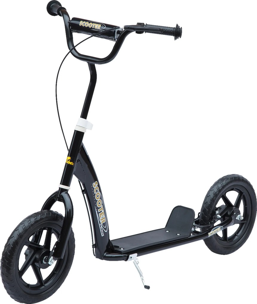 HOMCOM Hulajnoga miejska dziecięca Niebieska Dł 120xSzer 52xWys 80-88cm | Aosom PL