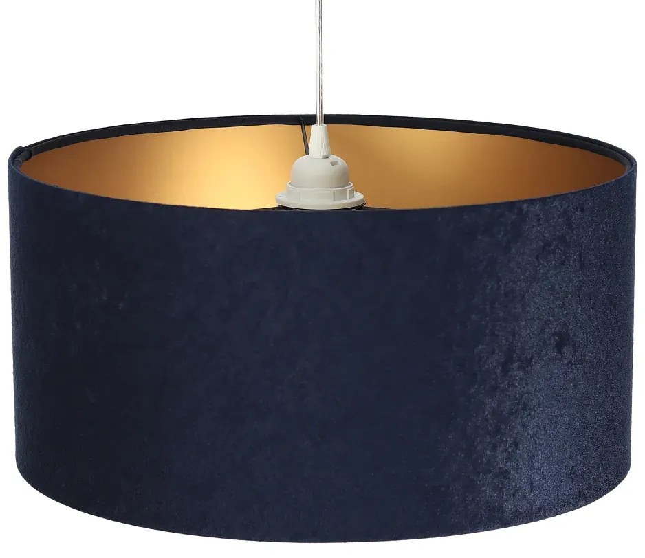 Lampa wisząca HOME 30 granatowa/złota BPS KONCEPT