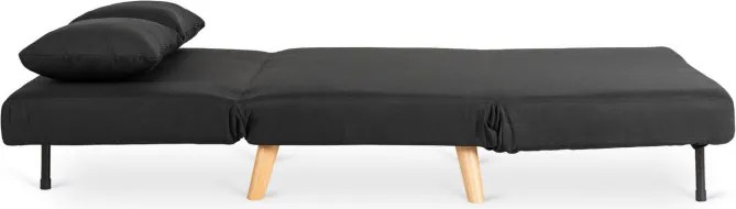 Fotel Rozkładany Leżanka Wypoczynkowy MARRY 2 do Spania Czarny