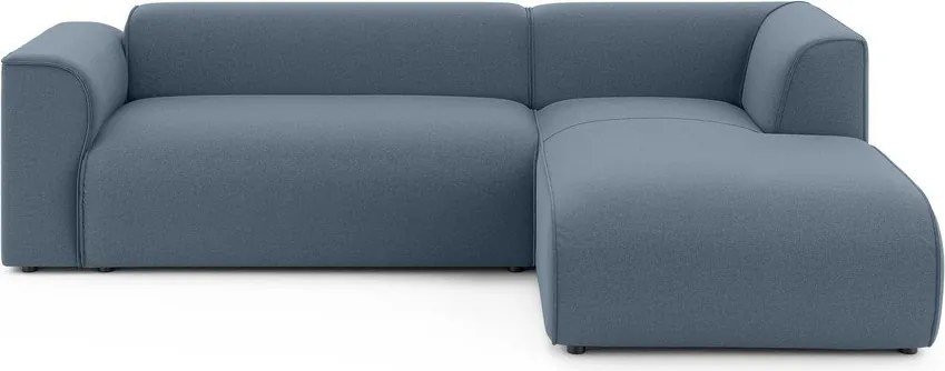 Niebieski narożnik (prawostronny/z szezlongiem) Merid – Ropez