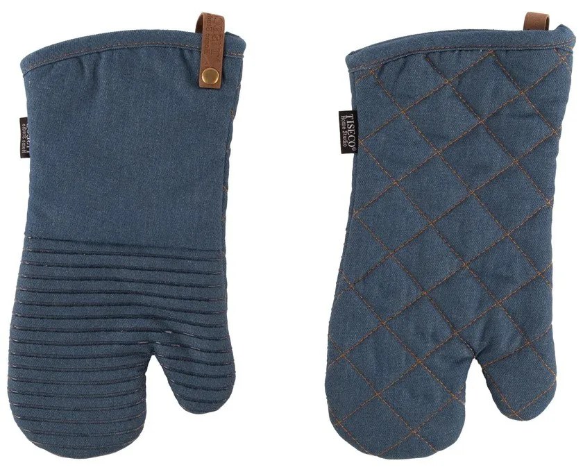 Rękawice kuchenne zestaw 2 szt. Indigo – Tiseco Home Studio