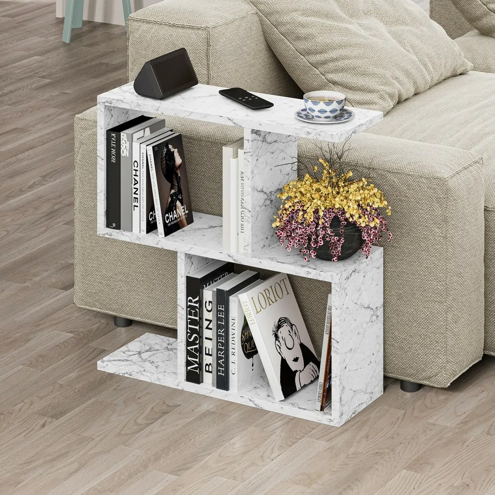 Stolik pomocniczy Zeta Carrara Marble