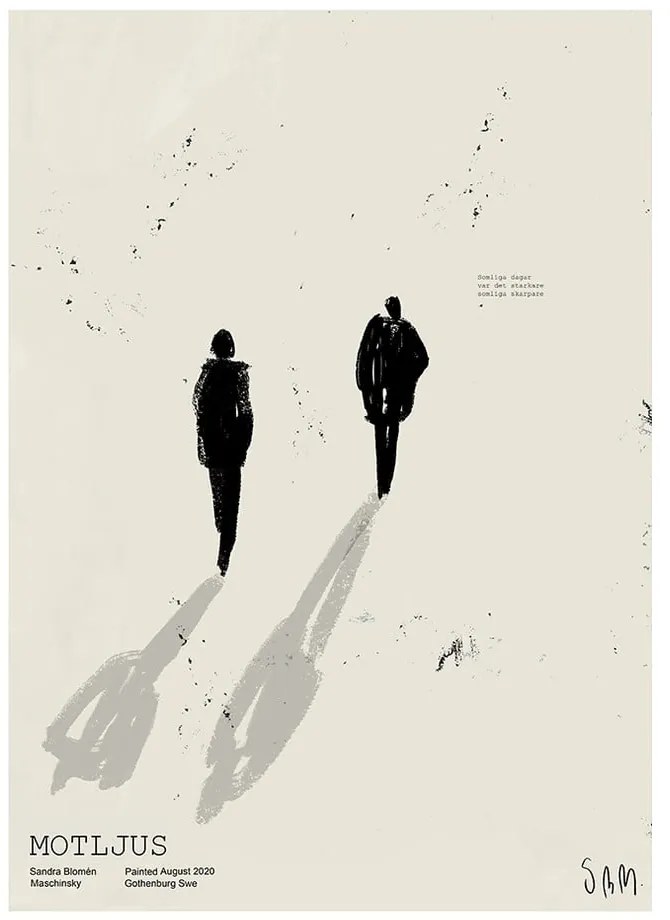 Plakat 50x70 cm Motljus – Sandra Blomén Maschinsky – The Poster Club