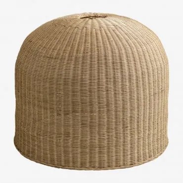 Ekran Do Lampy Z Rattanu Flandria Ø80 Cm - Sklum