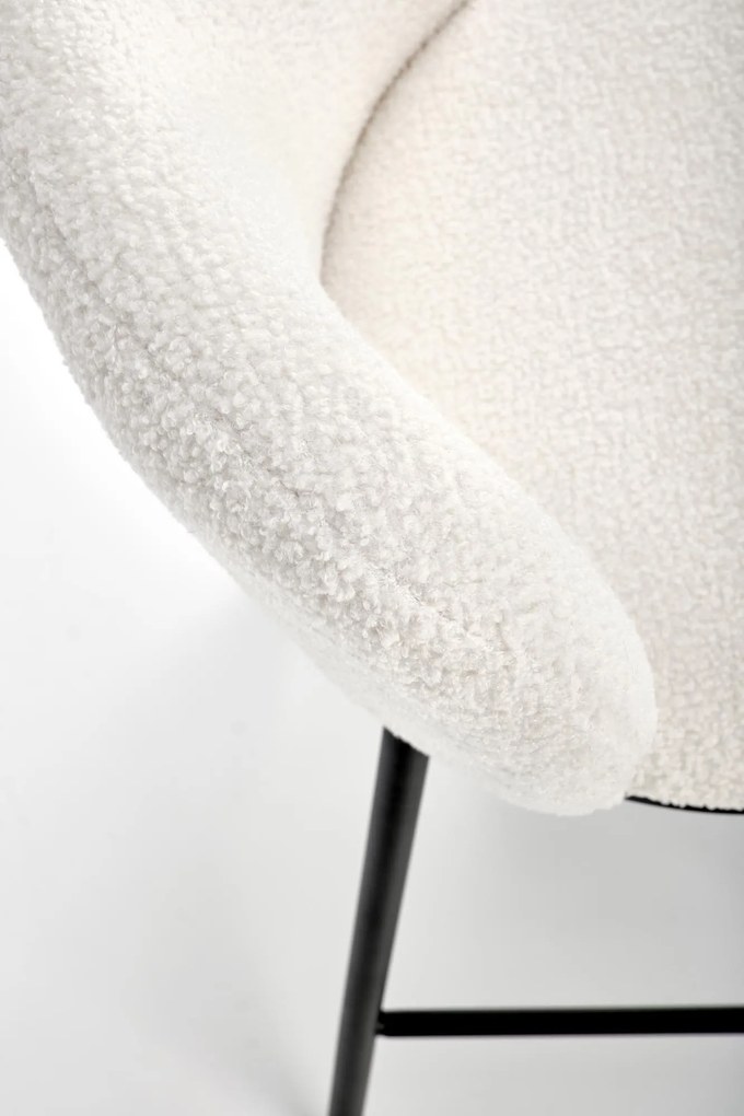 Hoker z tkaniny bouclé H119