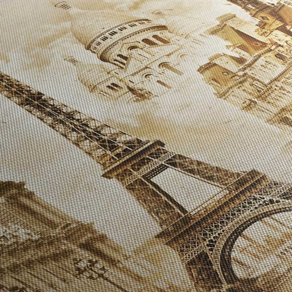 Obraz - Zabytki Paryża (125x70 cm)