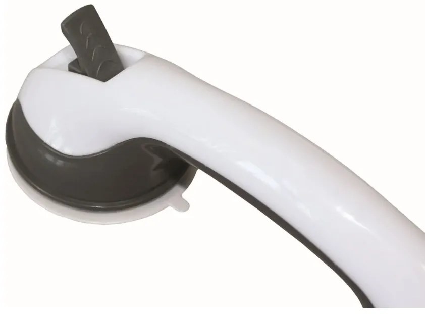Spirella Uchwyt do łazienki z przyssawkami SAFE, biały, 29 cm