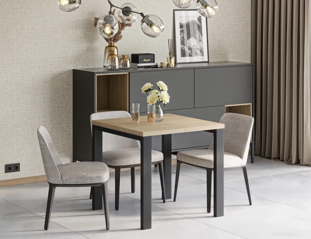 Stół Garant 170 Endo z blatem 80x80 rozkładany do 170 cm