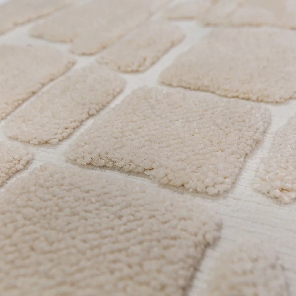 Kremowy chodnik 80x300 cm Esra Cobbled – Flair Rugs